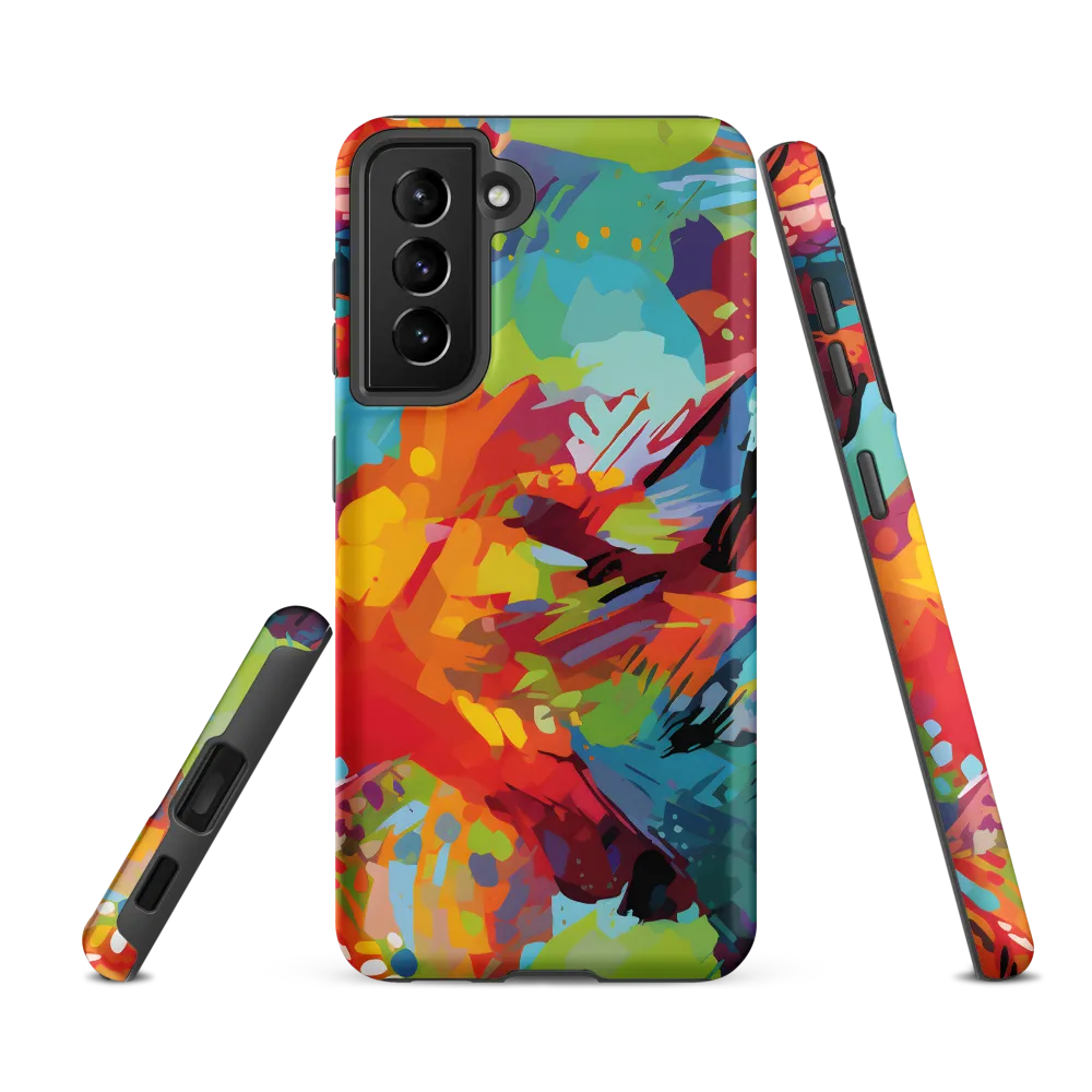 Colorful Lizard: An Abstract Adventure | Phone Case |  S21 FE | Tough Case | Matte