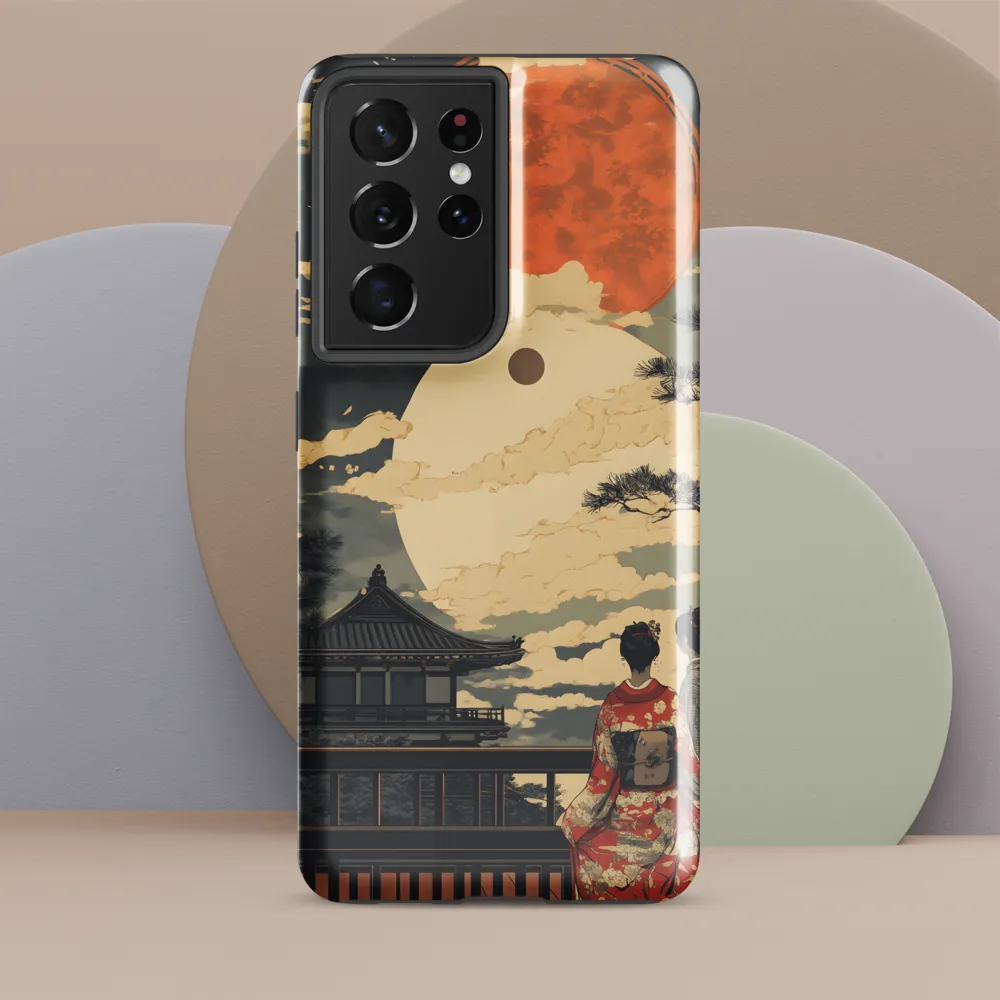 Under the Embrace of the Moon | Phone Case |  S21 Ultra | Tough Case | Glossy