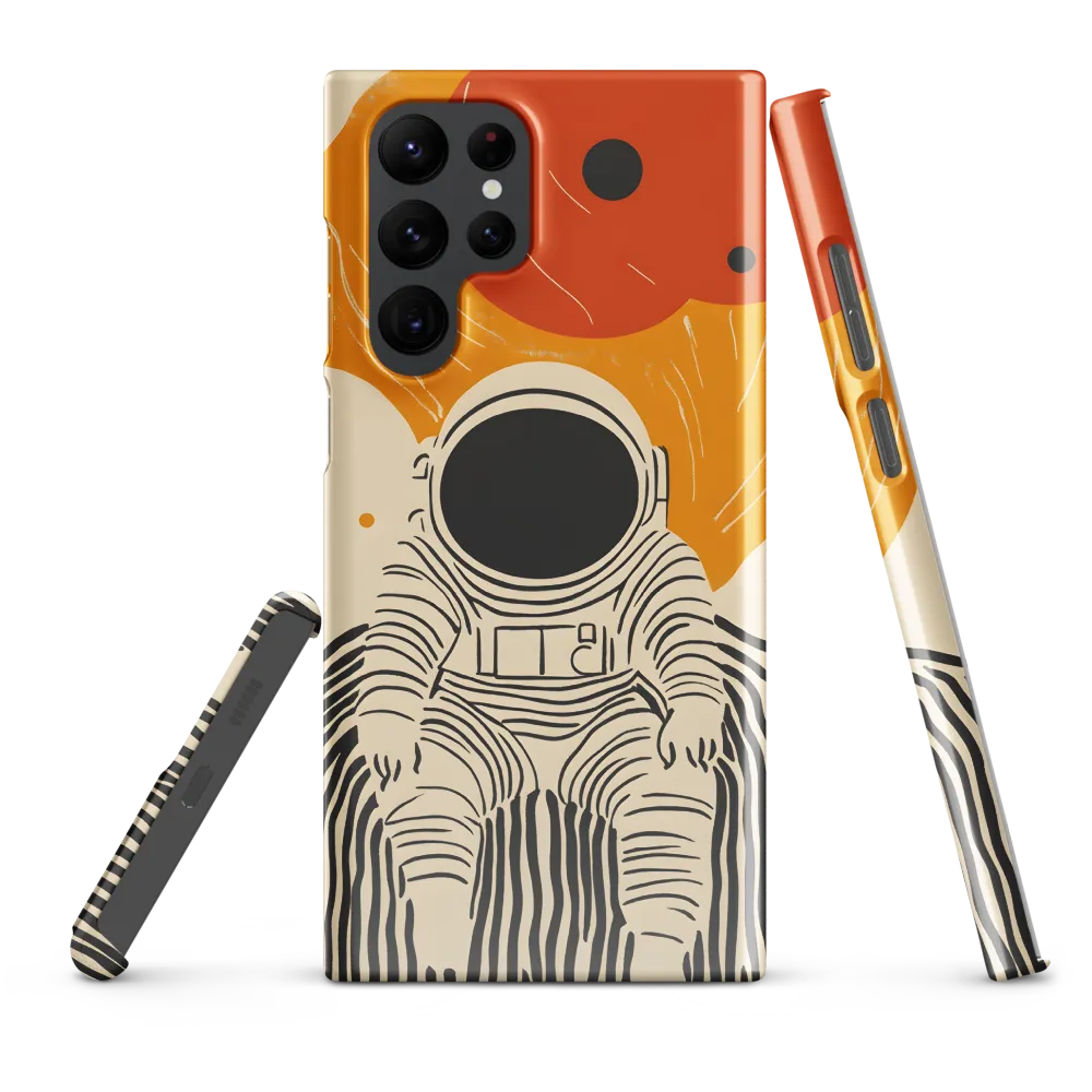 Astronaut in Cosmic Thoughts | Phone Case |  S22 Ultra | Snap Case | Glossy
