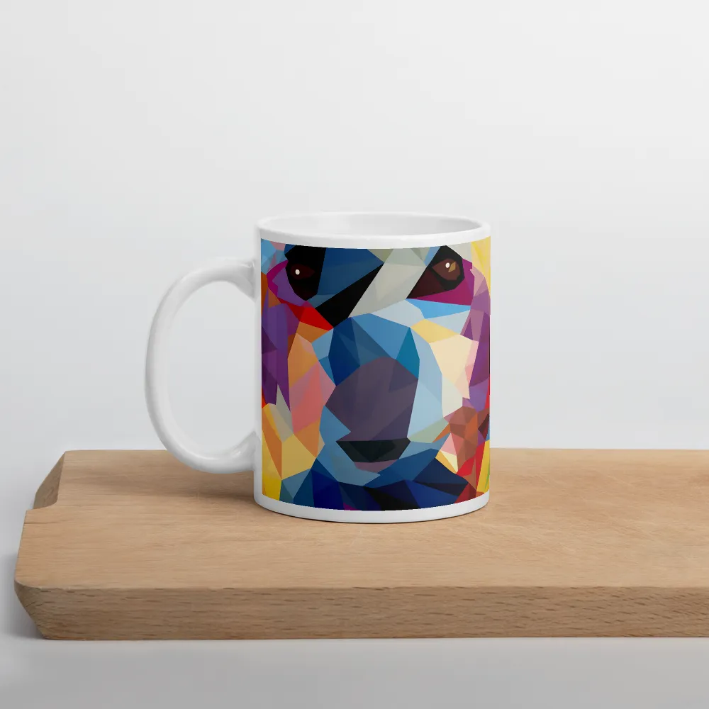 Playful Geometry: The Bear's Face | Mugs | Multiple Sizes & Colors