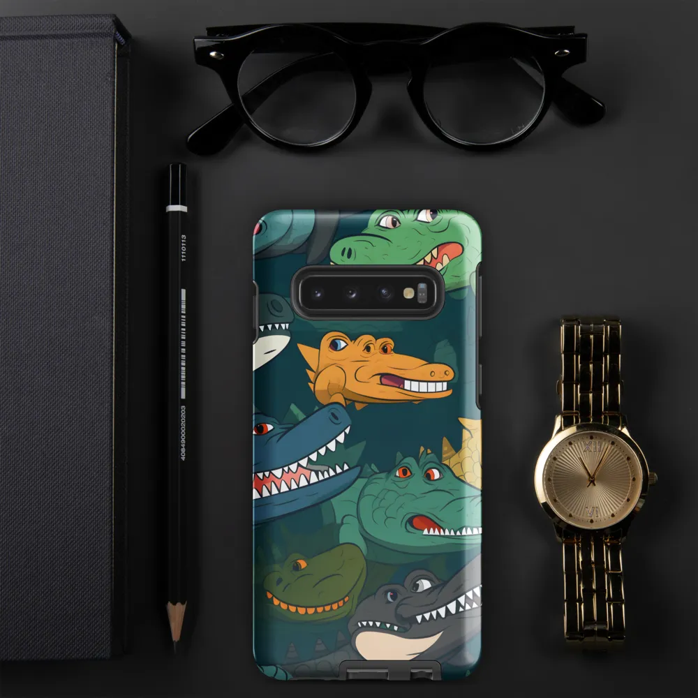 Cheerful Crocodilian Parade
