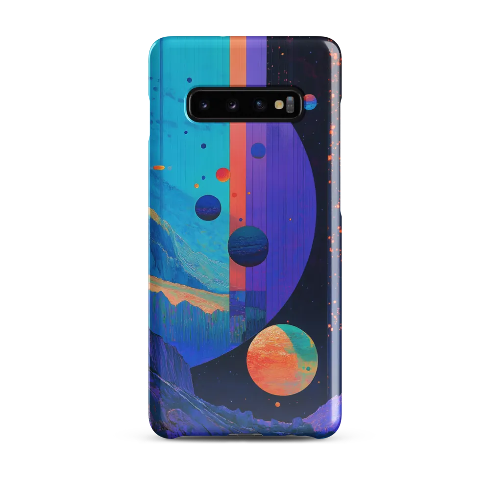 Celestial Harmony: A Surreal Exploration of Space | Phone Case |  S10 Plus | Snap Case | Glossy