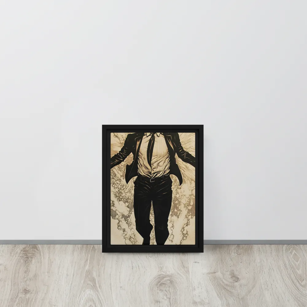 Ascendancy of the Spirit | Canvas with Black Frame | 9″×12″