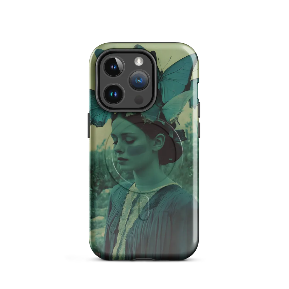 Crown of Teal Butterflies