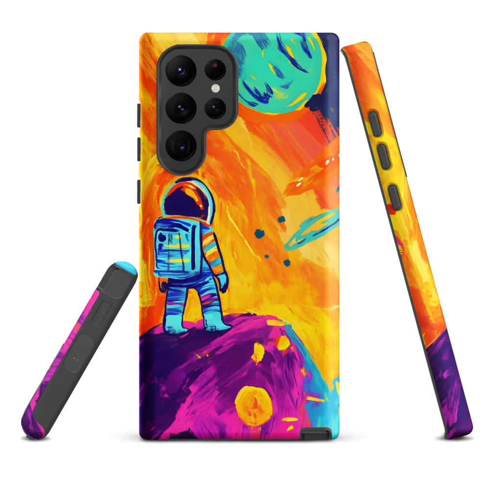 Celestial Dreams: The Astronaut's Journey | Phone Case |  S22 Ultra | Tough Case | Matte