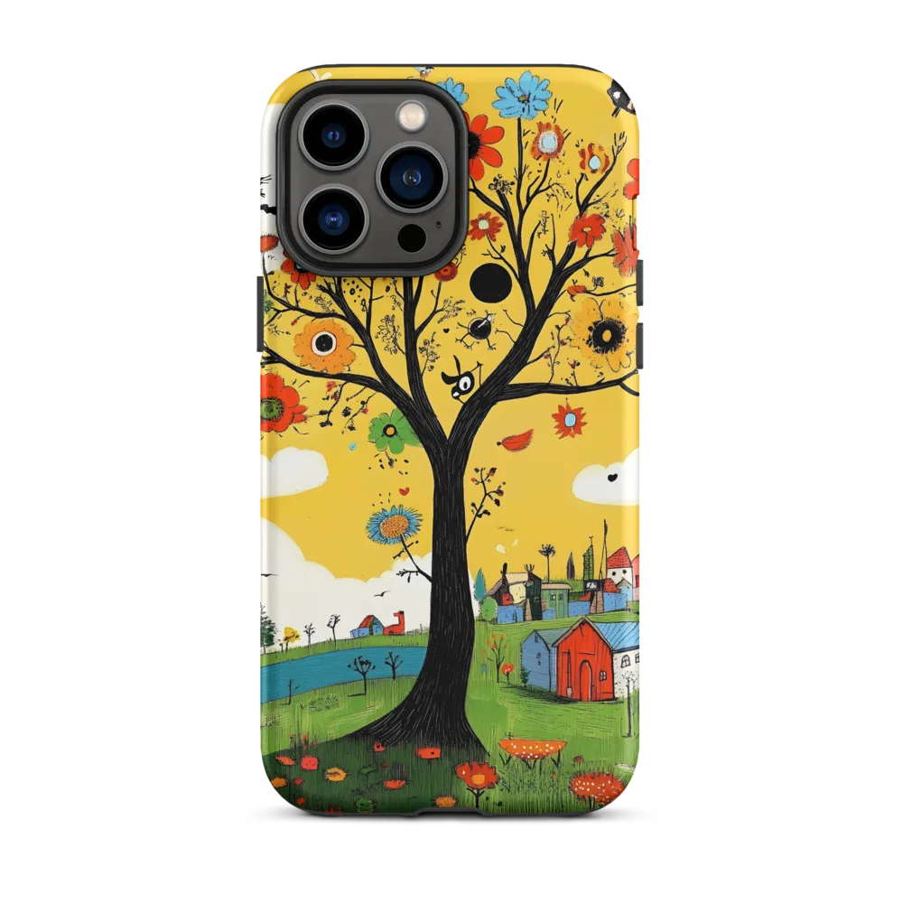 Whimsical Blooms of Life | Phone Case |  13 Pro Max | Tough Case | Matte