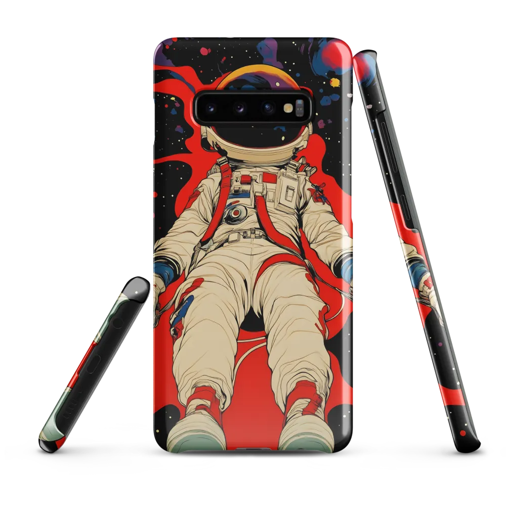 Astronaut in Cosmic Reverie | Phone Case |  S10 Plus | Snap Case | Glossy