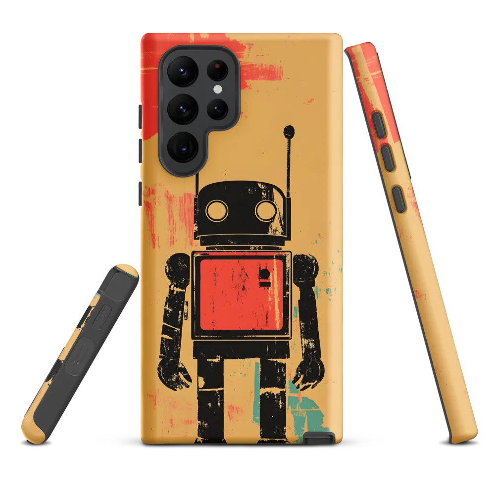 The Retro Robot | Phone Case |  S22 Ultra | Tough Case | Matte