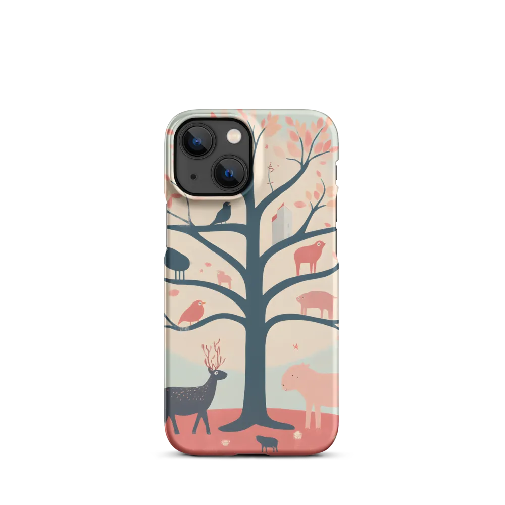 Whimsical Tree with Playful Creatures