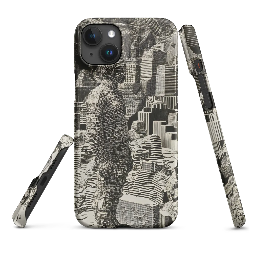 Contemplation in an Abstract Landscape | Phone Case |  15 Plus | Snap Case | Matte