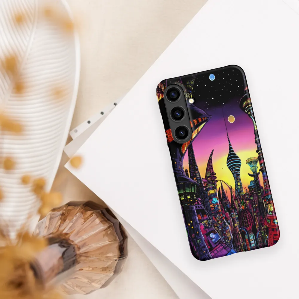 Futuristic Cityscape at Dusk