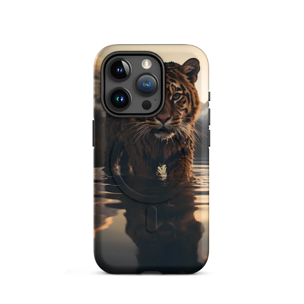 Majestic Reflection: The Tiger's Domain
