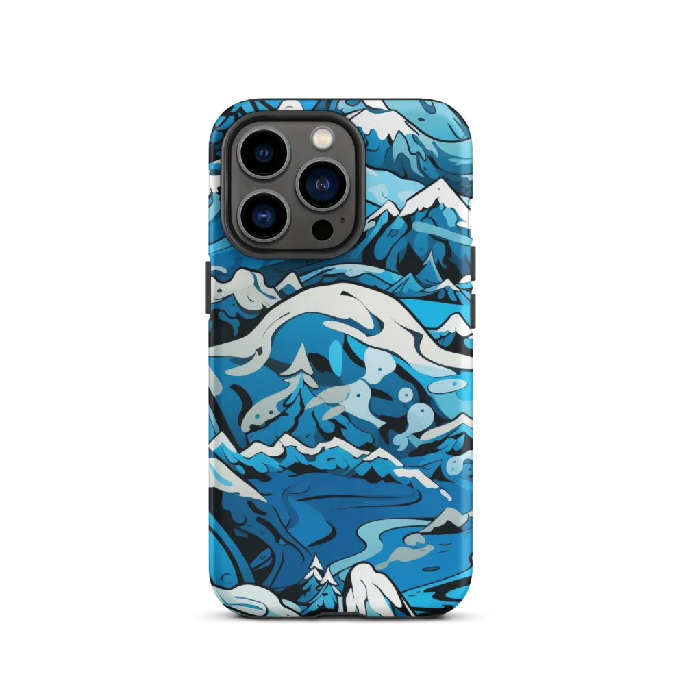 Frozen Harmony: A Blue Mountain Odyssey