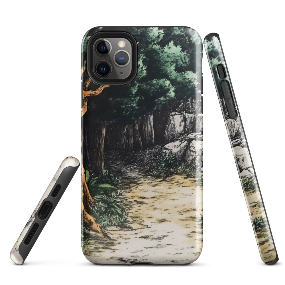 Pathway Through Nature's Embrace | Phone Case |  11 Pro Max | Tough Case | Glossy