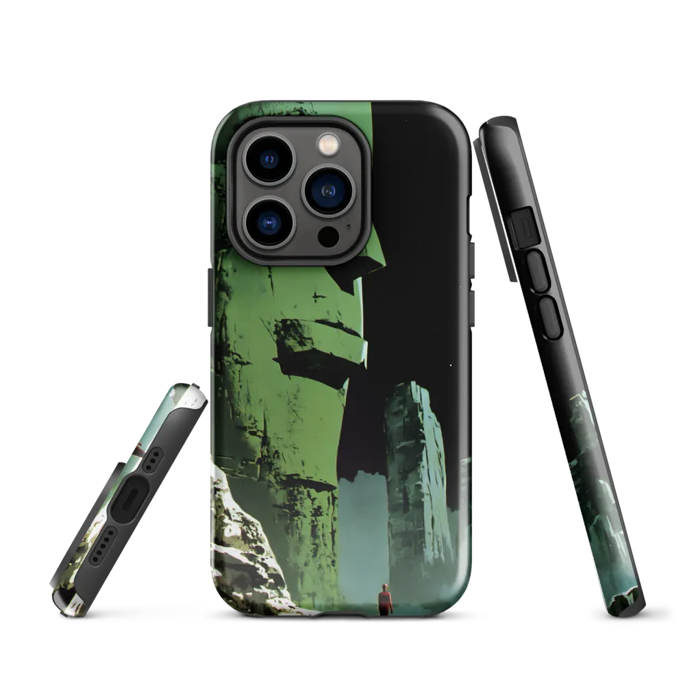 Green Colossus and the Lone Traveler