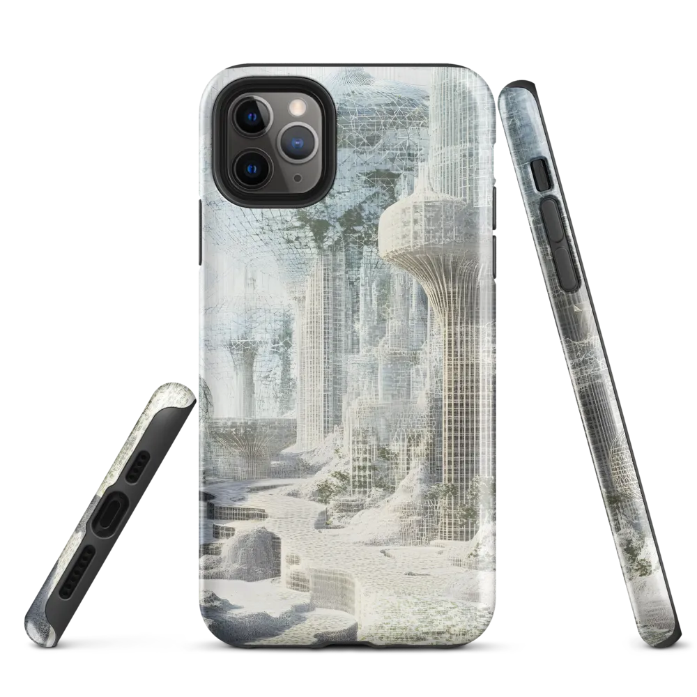 Ethereal Architectures: A Journey into the Future | Phone Case |  11 Pro Max | Tough Case | Glossy