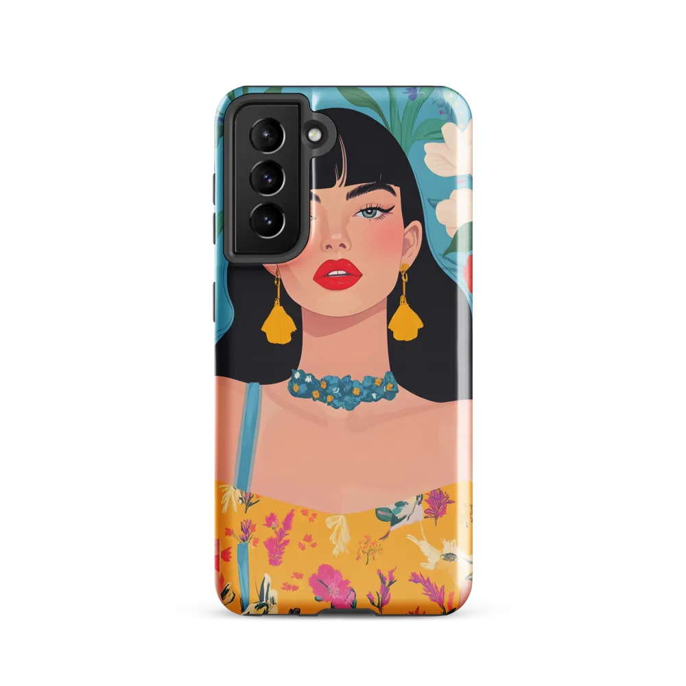 Blooming Confidence | Phone Case |  S21 | Tough Case | Glossy