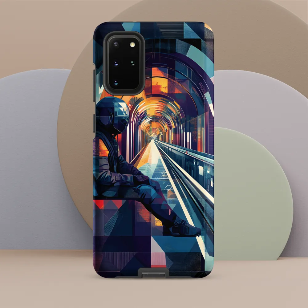 Reflections in a Futuristic Tunnel