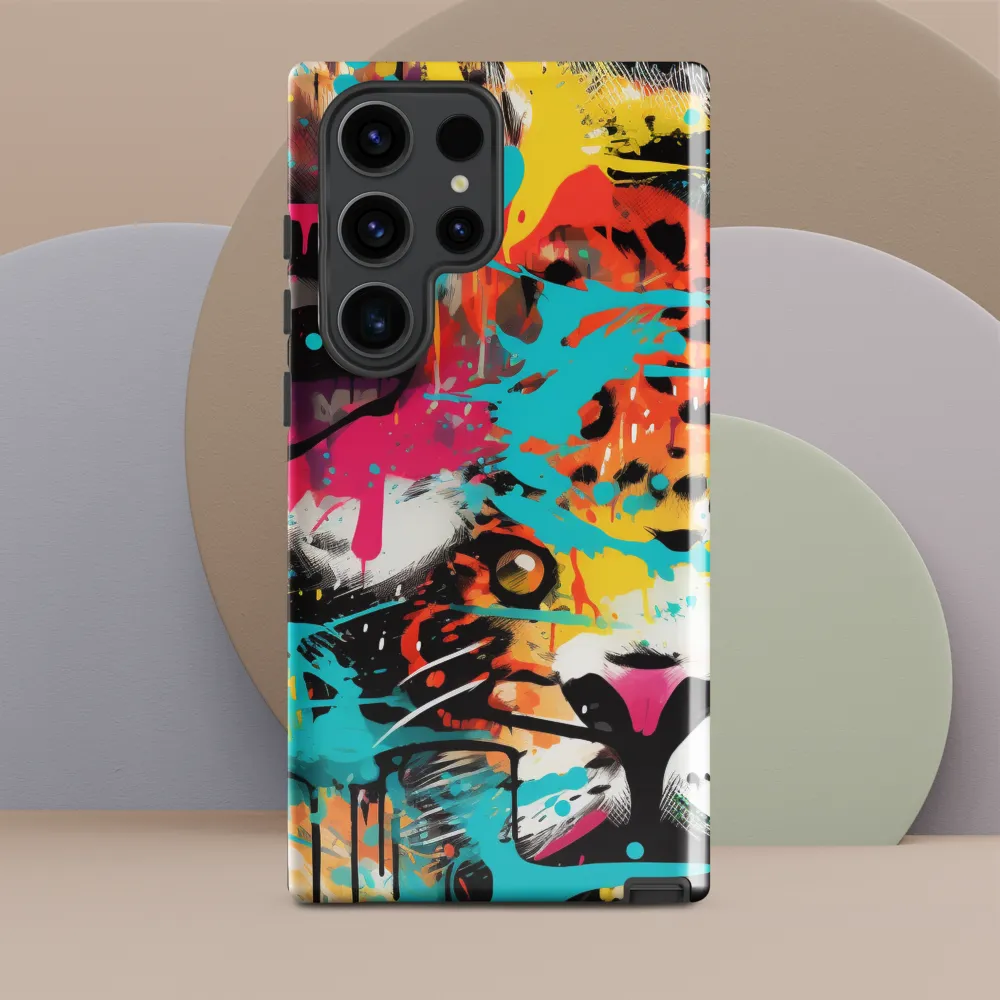 Fierce Fusion: Tiger and Lion in Graffiti