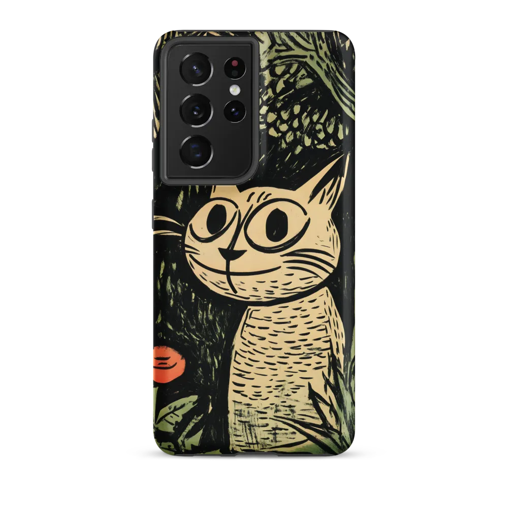 Whimsical Cat in the Forest