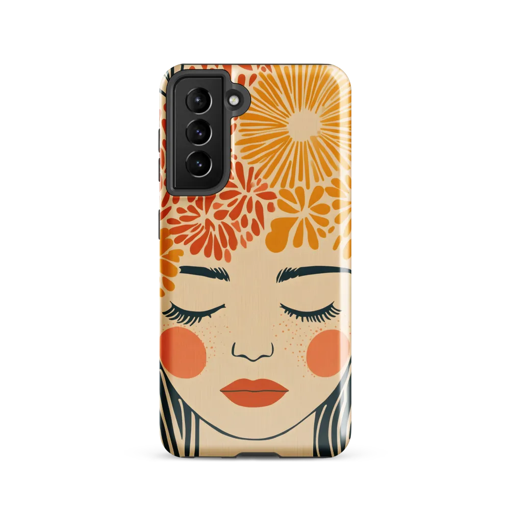 Serenity in Bloom | Phone Case |  S21 | Tough Case | Glossy