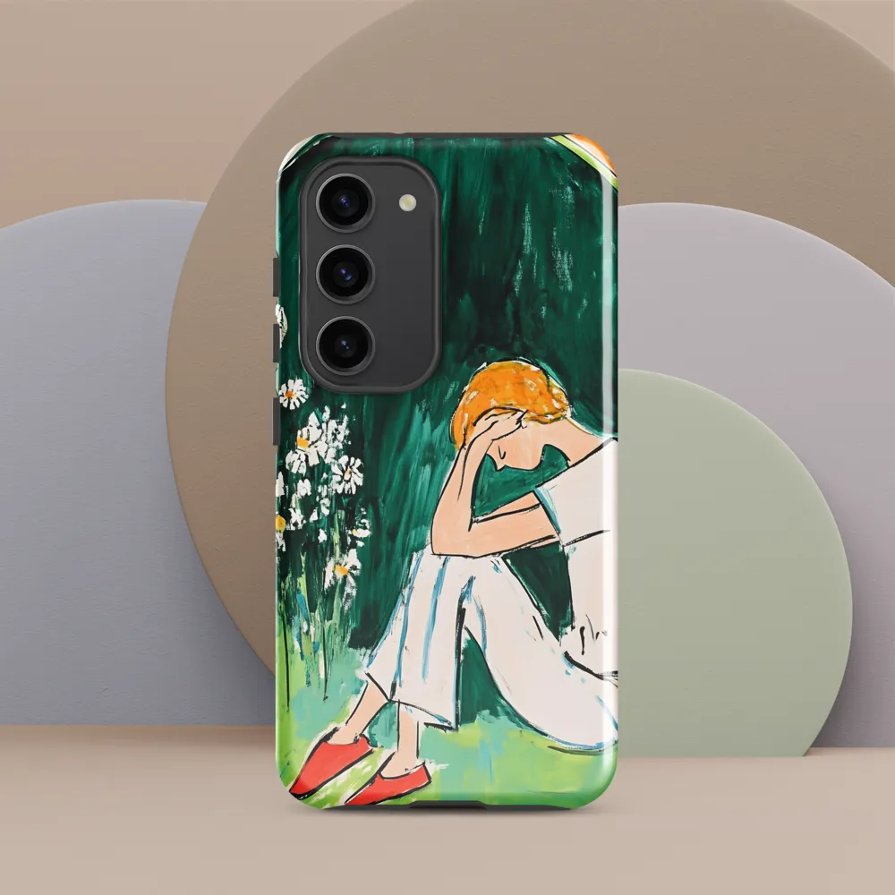 Silent Sorrow | Phone Case |  S23 | Tough Case | Glossy