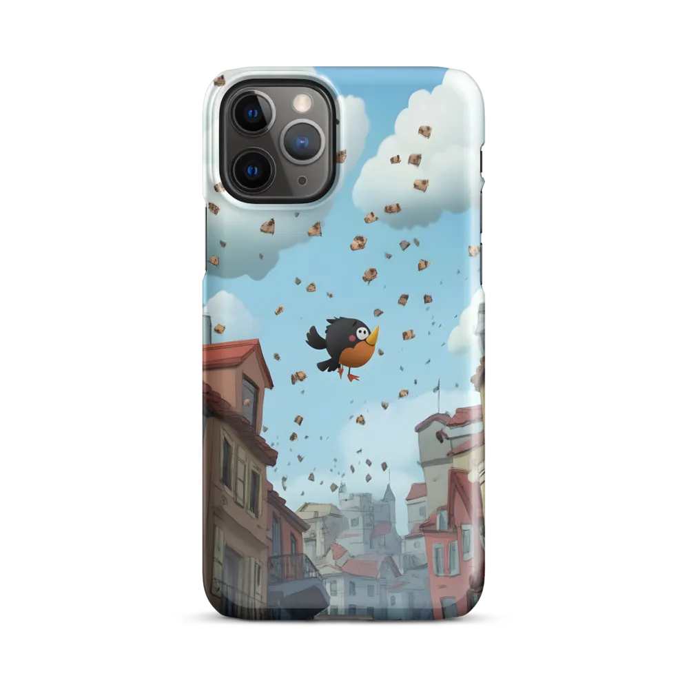 A Whimsical Flight Through Bread and Sky