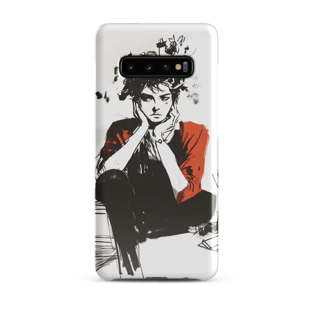 Contemplation Amidst Creativity | Phone Case |  S10 Plus | Snap Case | Glossy