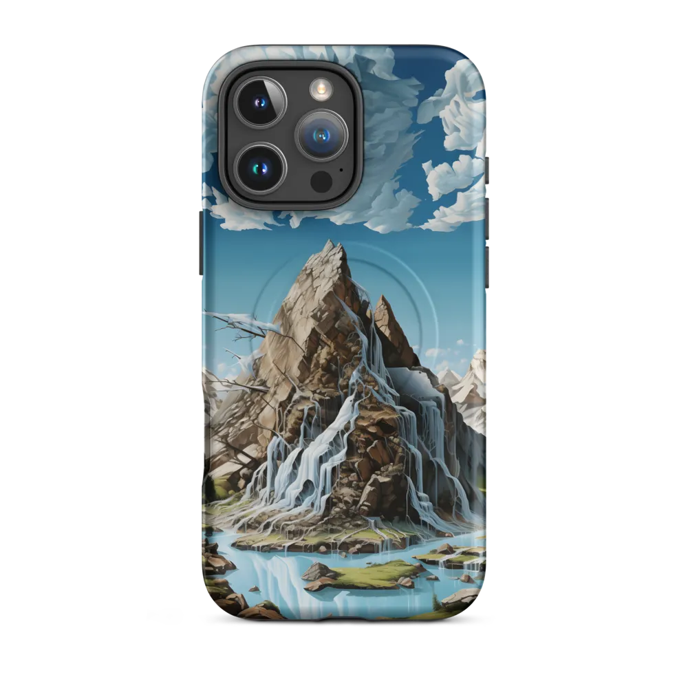 Majestic Cascade: A Mountain Masterpiece