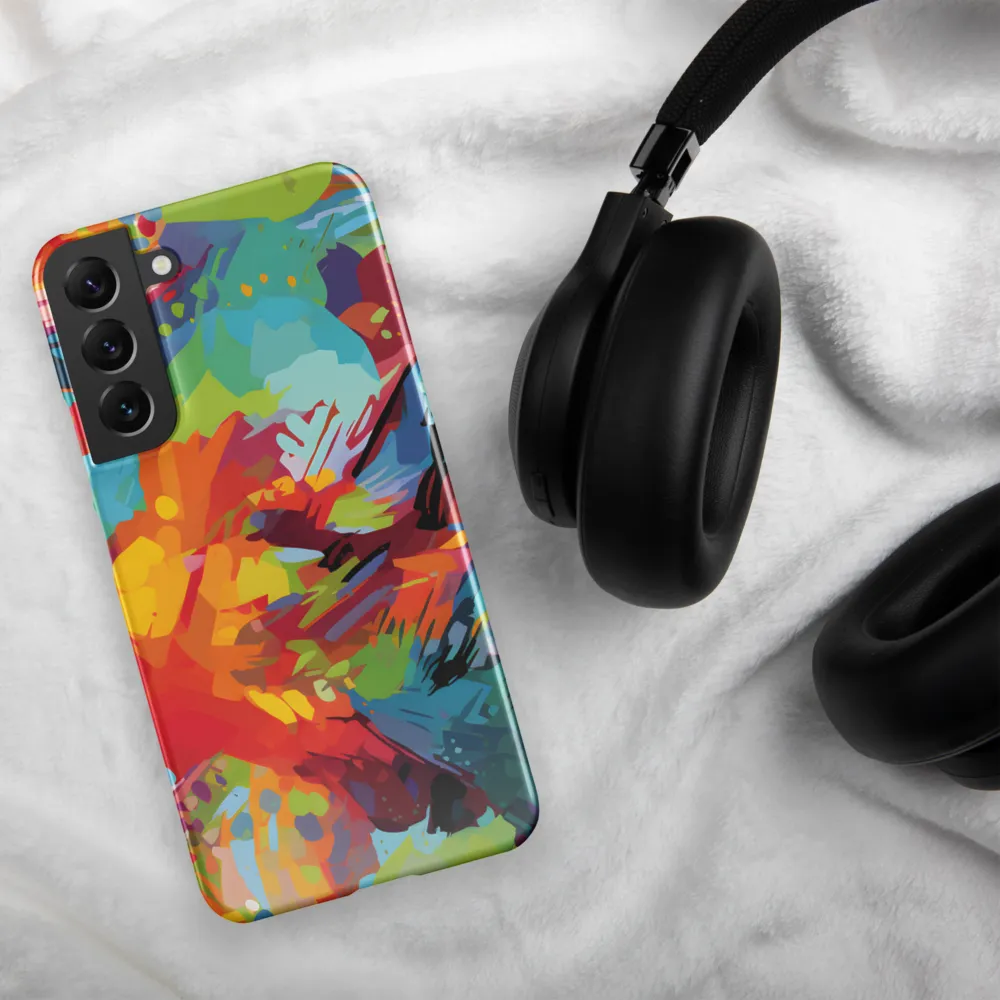 Colorful Lizard: An Abstract Adventure | Phone Case |  S22 Plus | Snap Case | Glossy