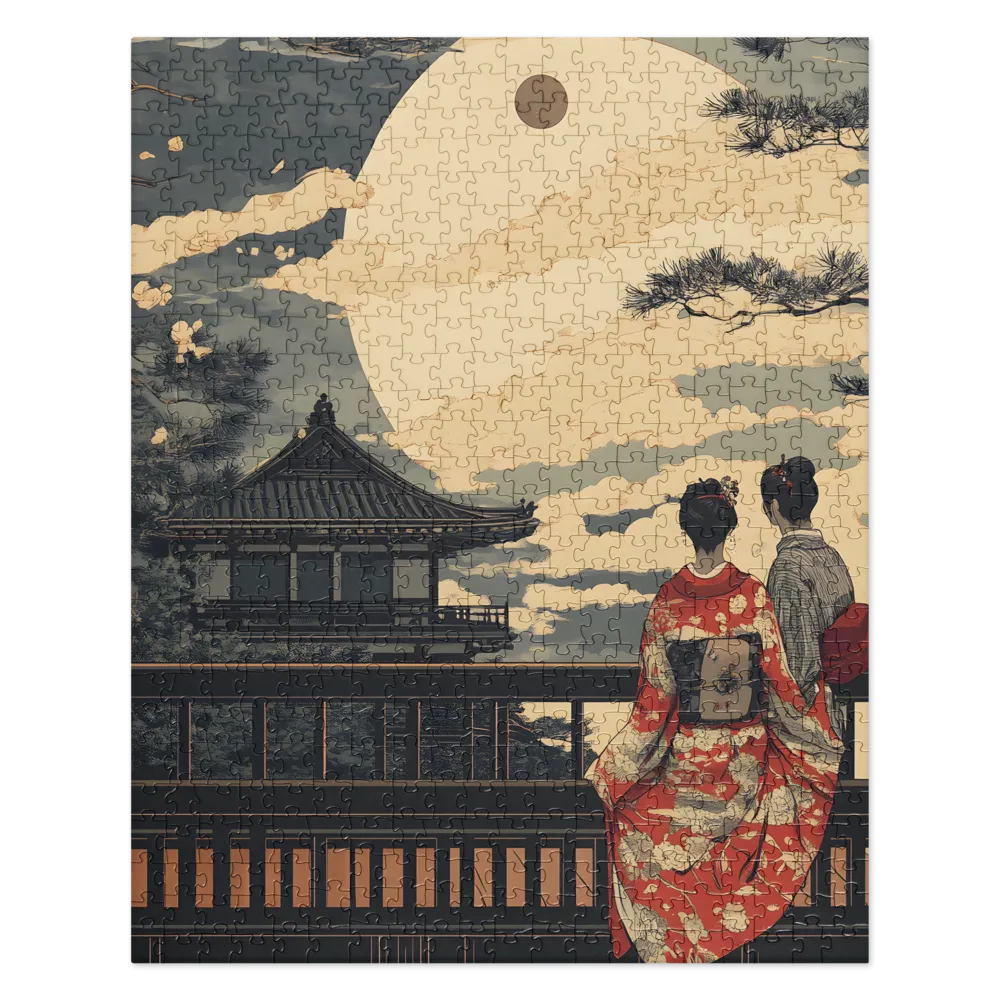 Under the Embrace of the Moon | Jigsaw Puzzle | 520 pieces