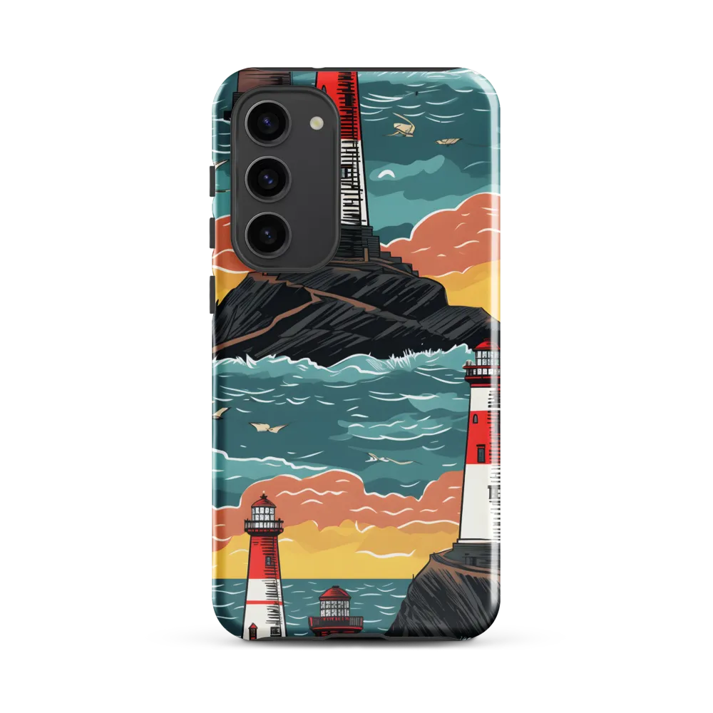 Lighthouses in a Whimsical Ocean