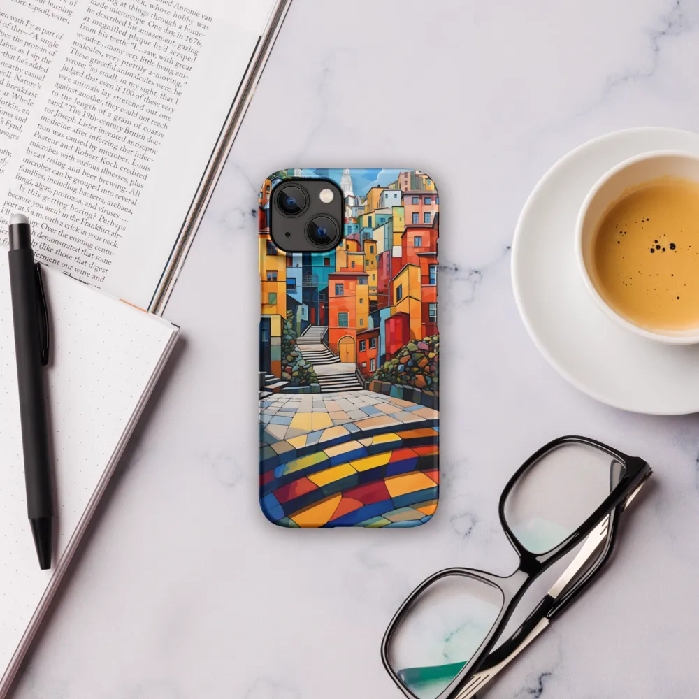 Vibrant Village: A Cubist Journey