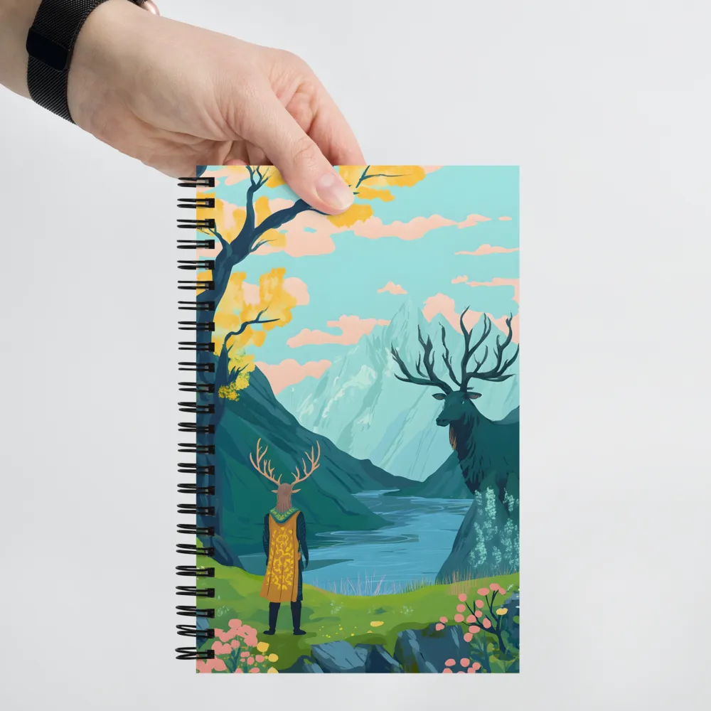 The Serene Guardian of the Landscape | Spiral Notebook