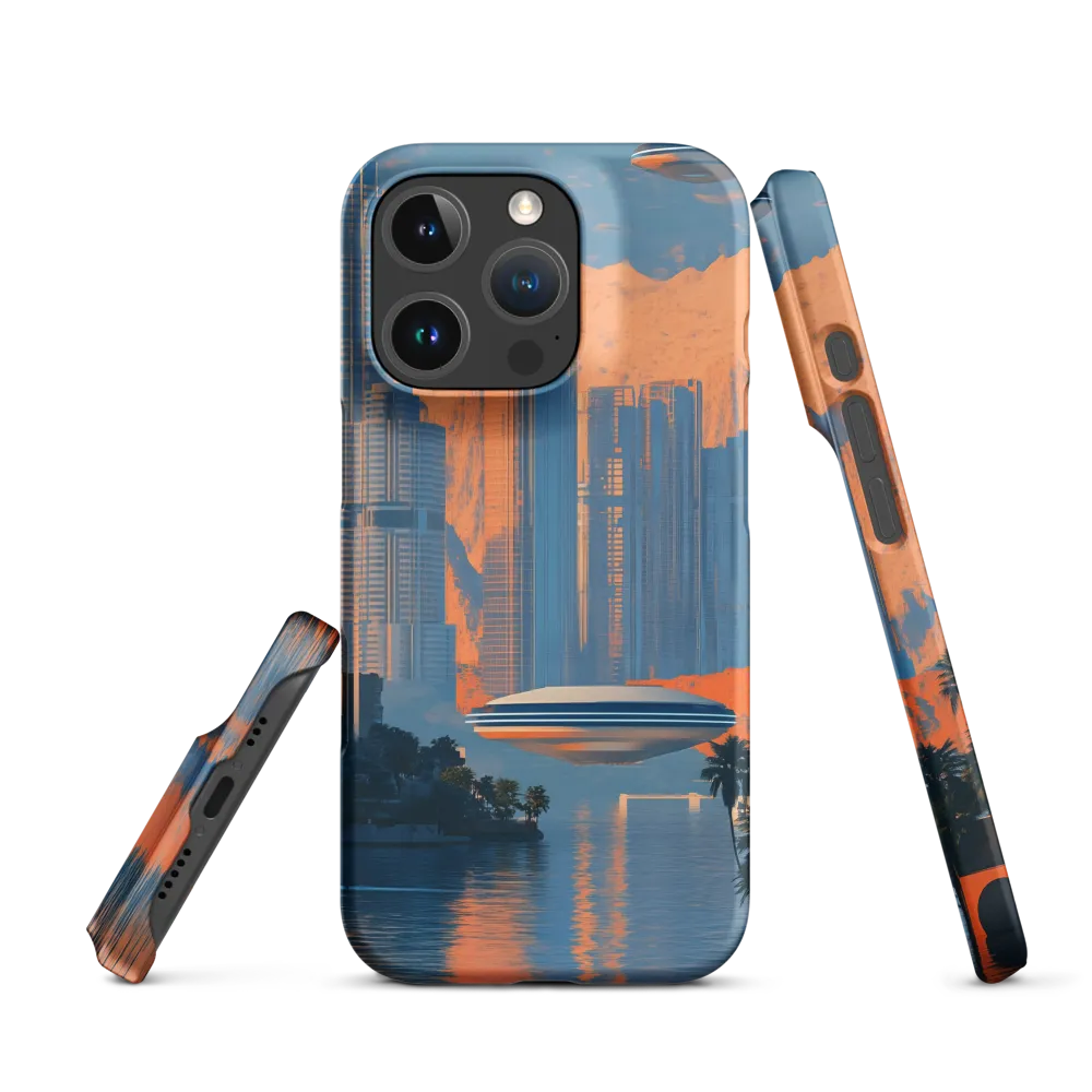 Futuristic Horizons: A Sci-Fi Cityscape | Phone Case |  16 Pro | Snap Case | Matte