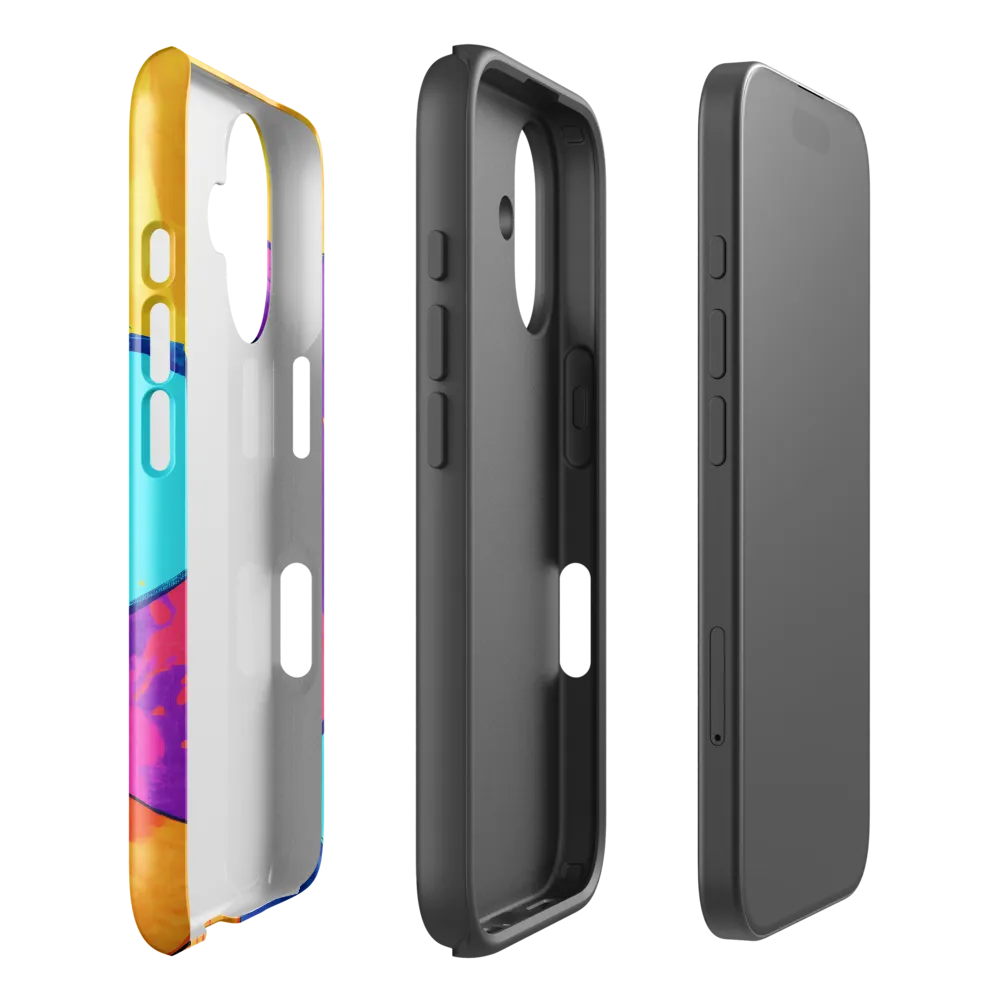 Playful Cubes in Vibrant Harmony | Phone Case |  16 | Tough Case | Glossy