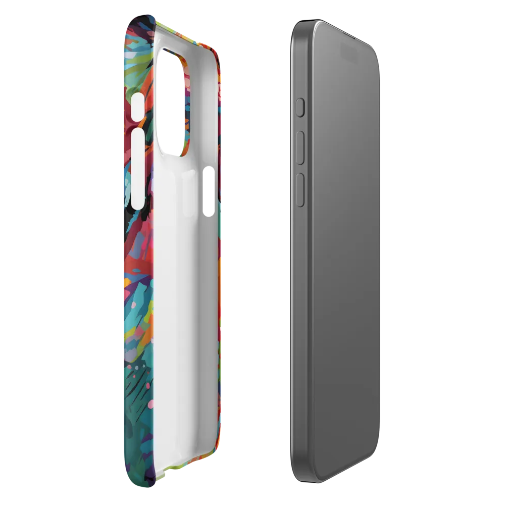 Colorful Lizard: An Abstract Adventure | Phone Case |  15 Pro Max | Snap Case | Matte