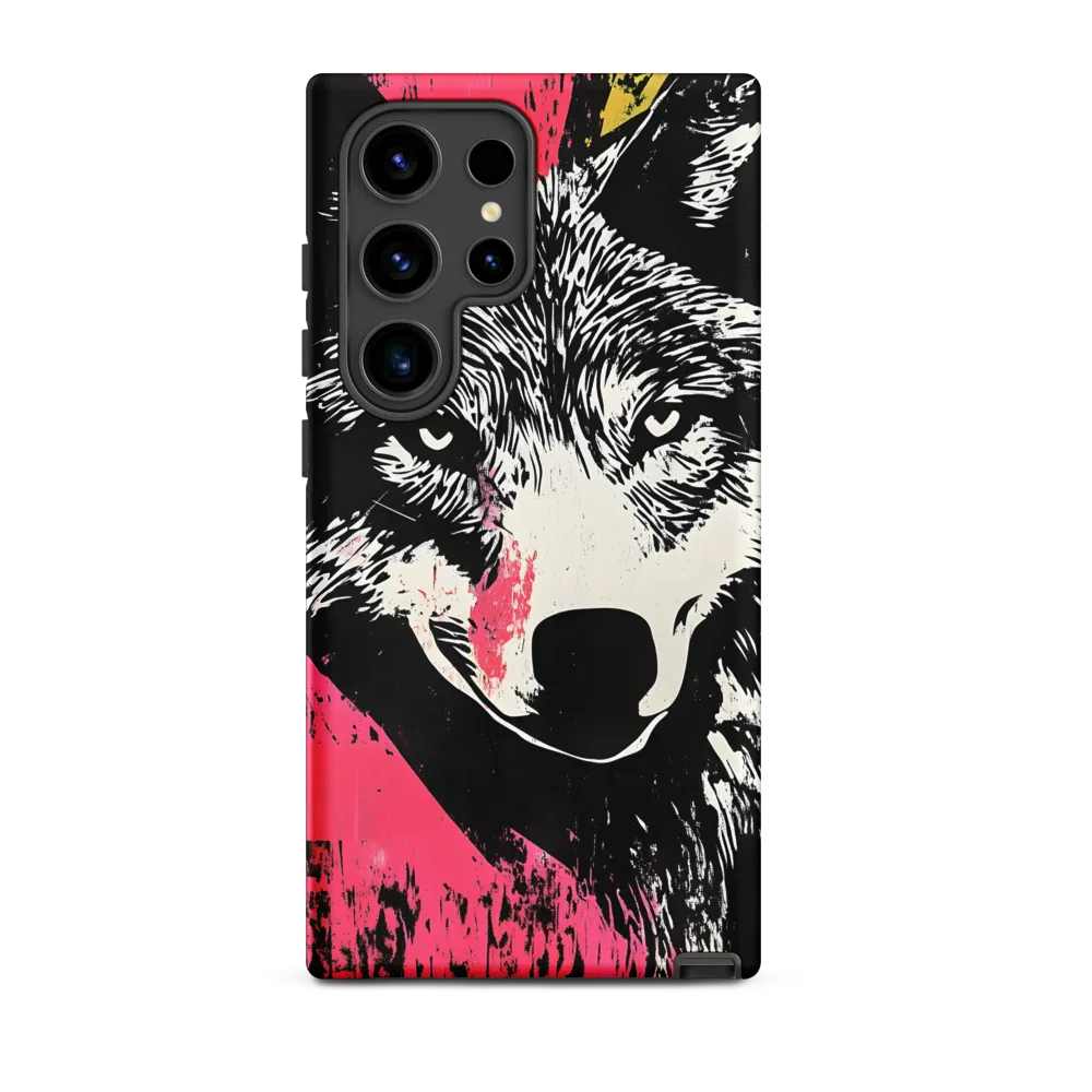 Intense Gaze of the Wolf