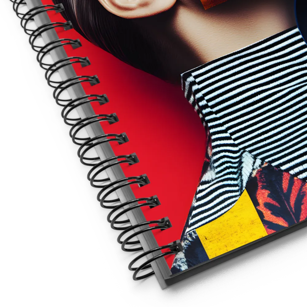 Vibrant Fusion of Fashion and Color | Spiral Notebook