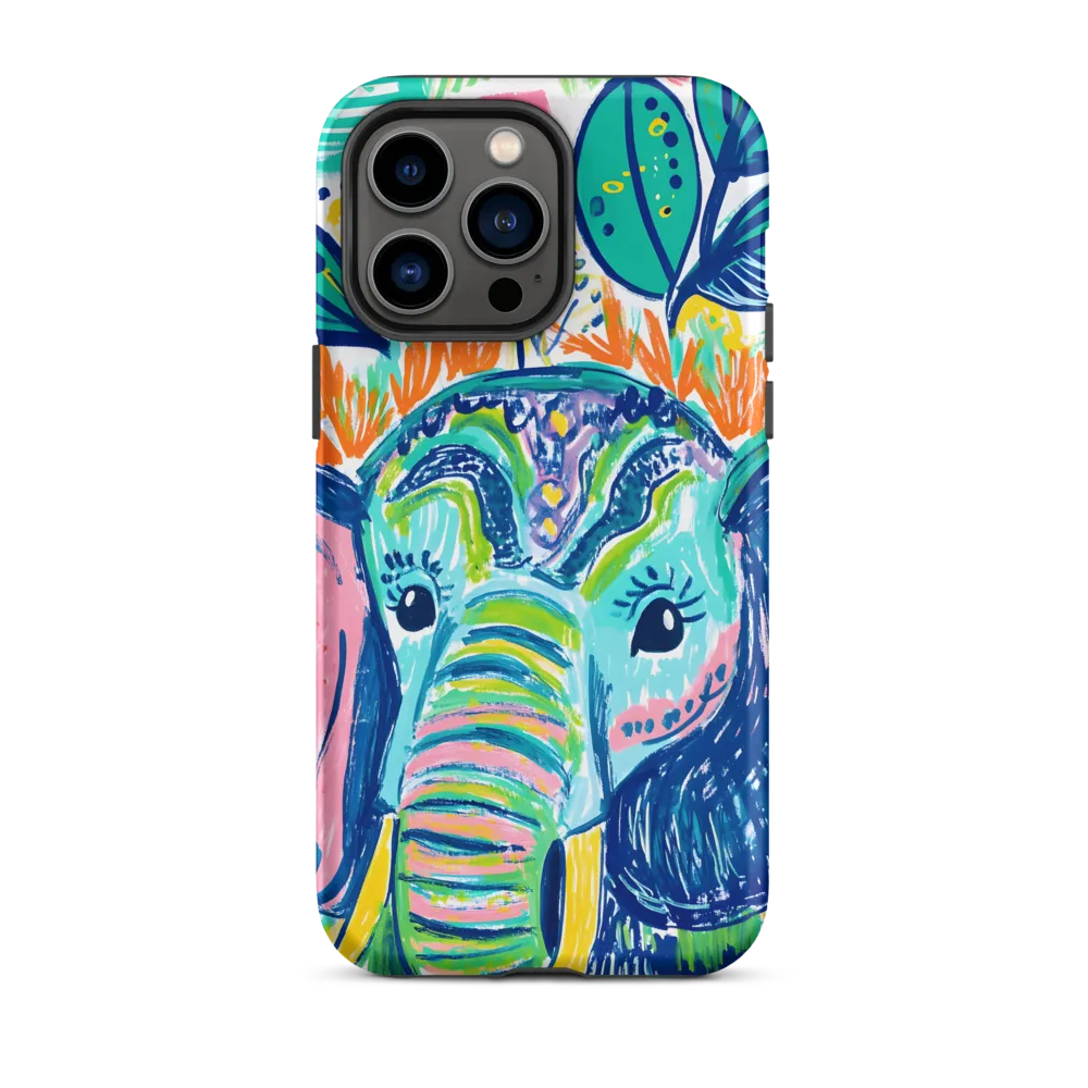Whimsical Elephant Portrait