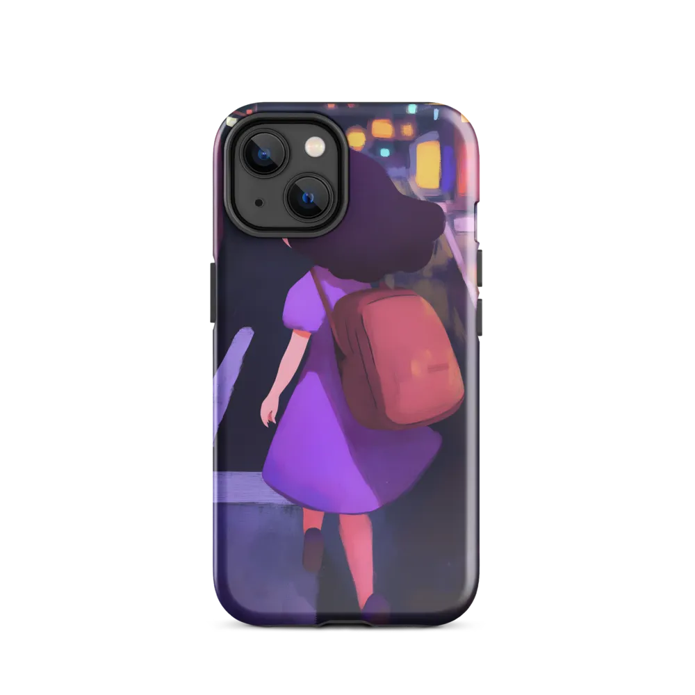 Wandering Through Neon Dreams | Phone Case |  14 | Tough Case | Glossy
