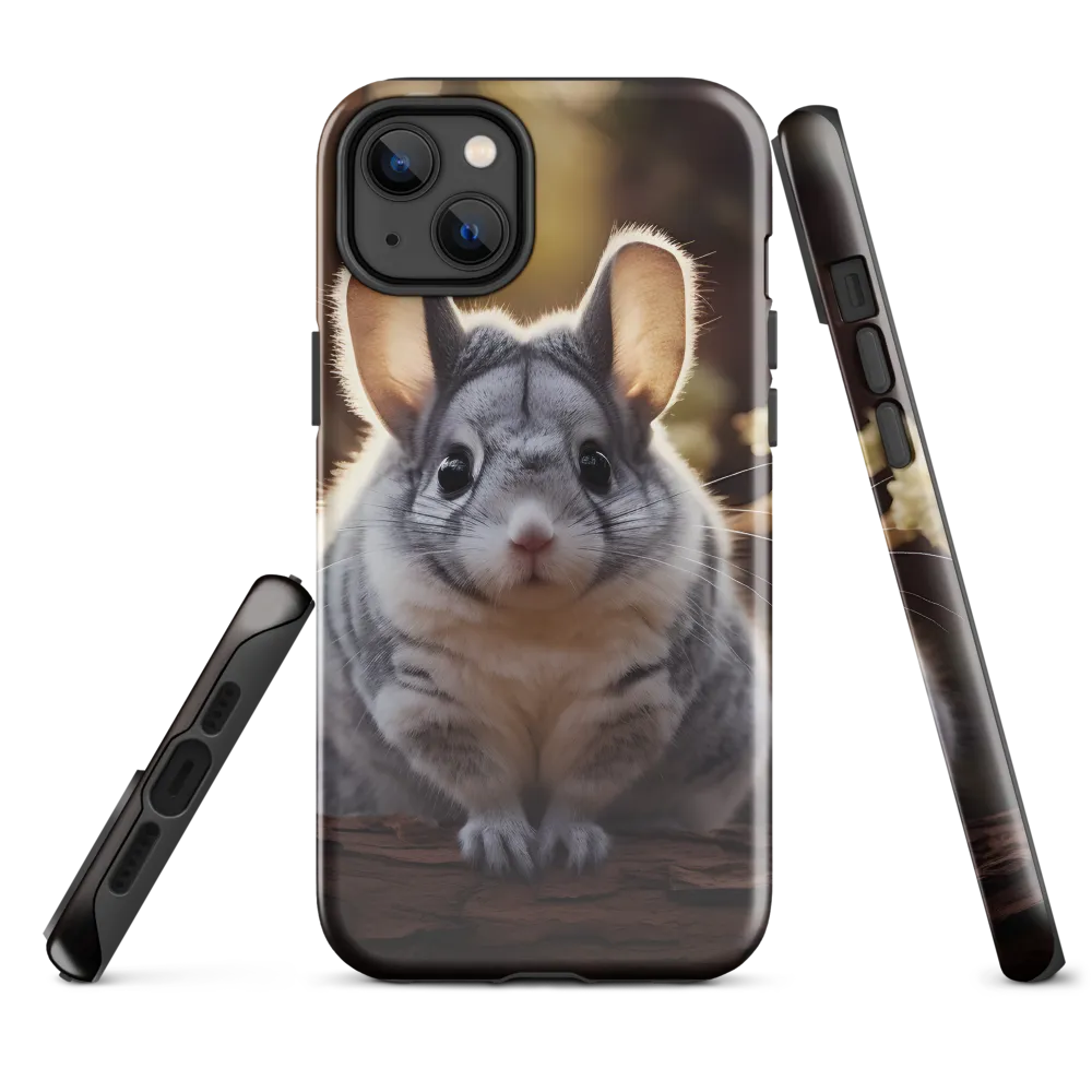 Curious Chinchilla in the Forest