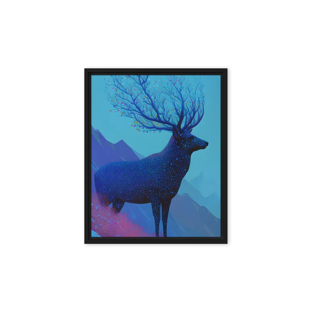 Ethereal Harmony | Canvas with Black Frame | 8″×10″