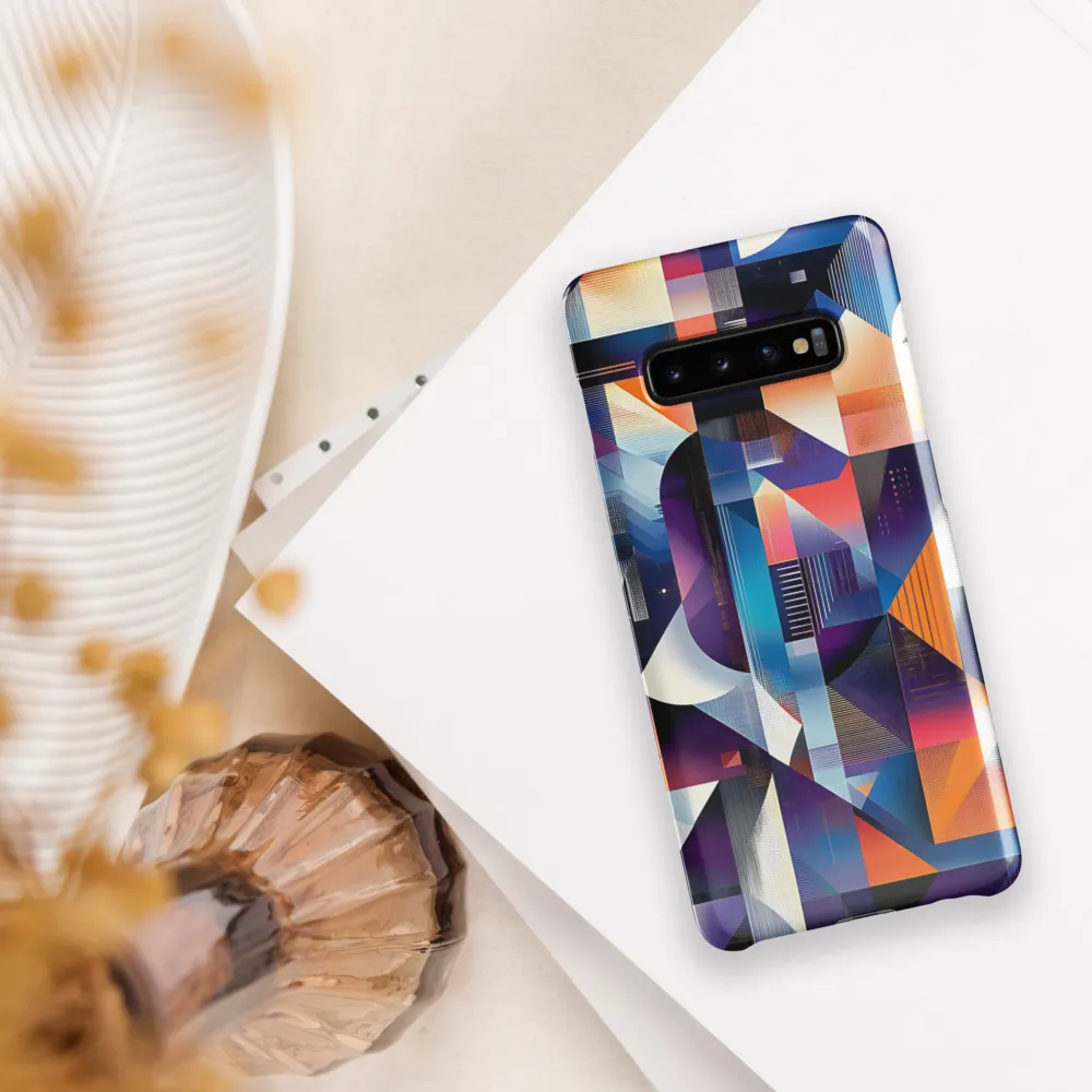 Geometric Symphony | Phone Case |  S10 Plus | Snap Case | Glossy