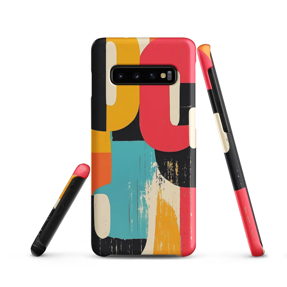 Colorful Curves: Numbers in Harmony | Phone Case |  S10 | Snap Case | Matte