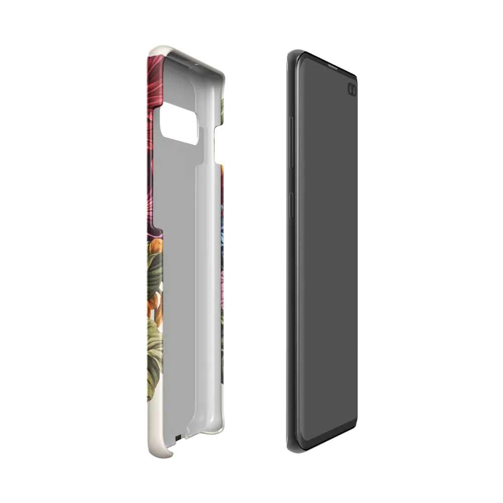 Floral Symphony in Color | Phone Case |  S10 | Snap Case | Matte