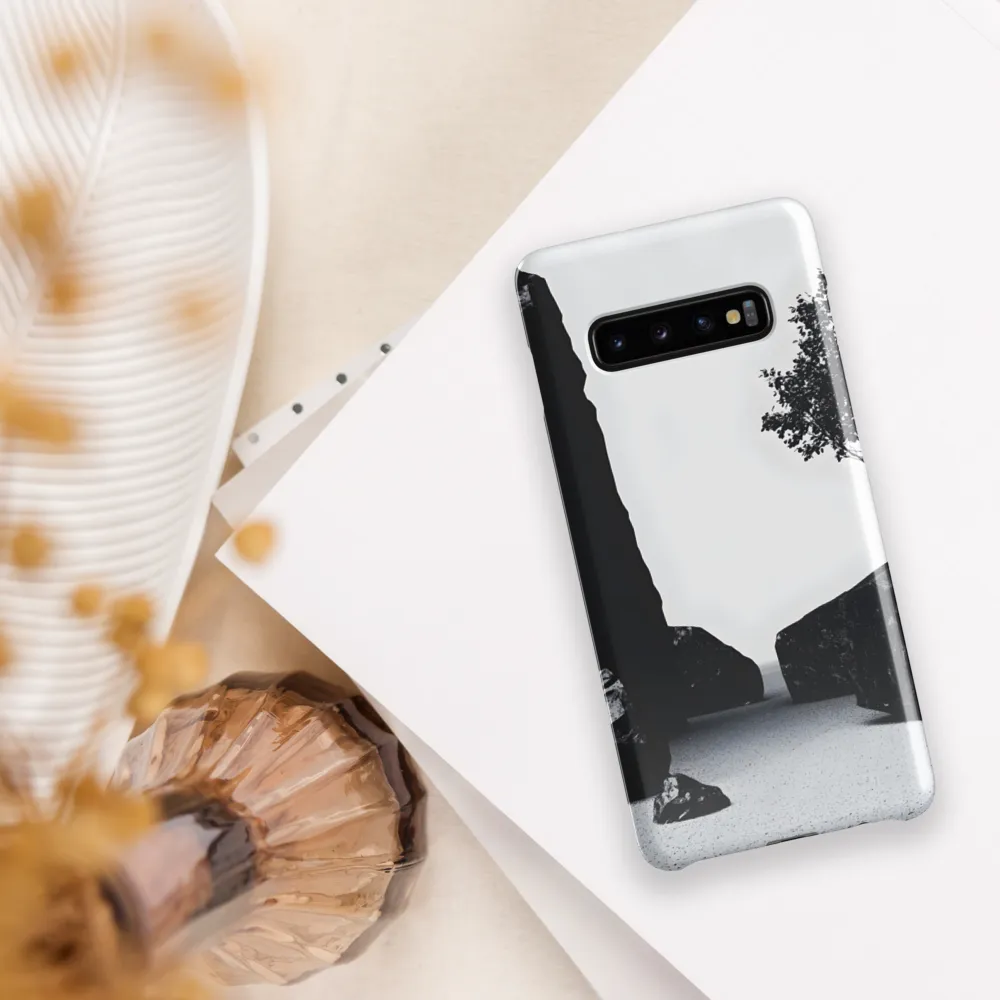 Serenity in Monochrome | Phone Case |  S10 Plus | Snap Case | Glossy