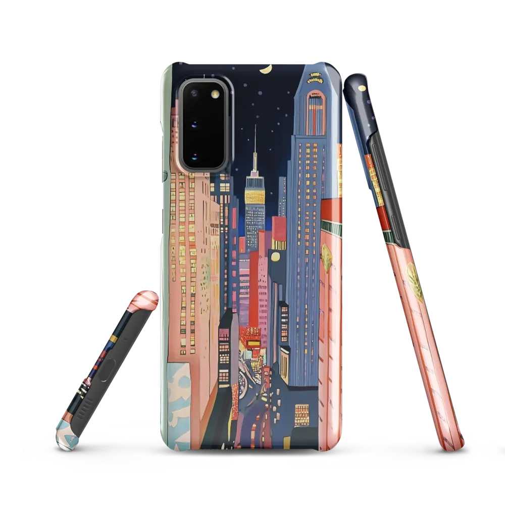 Urban Dreamscape: A Pop Art Night | Phone Case |  S20 | Snap Case | Glossy