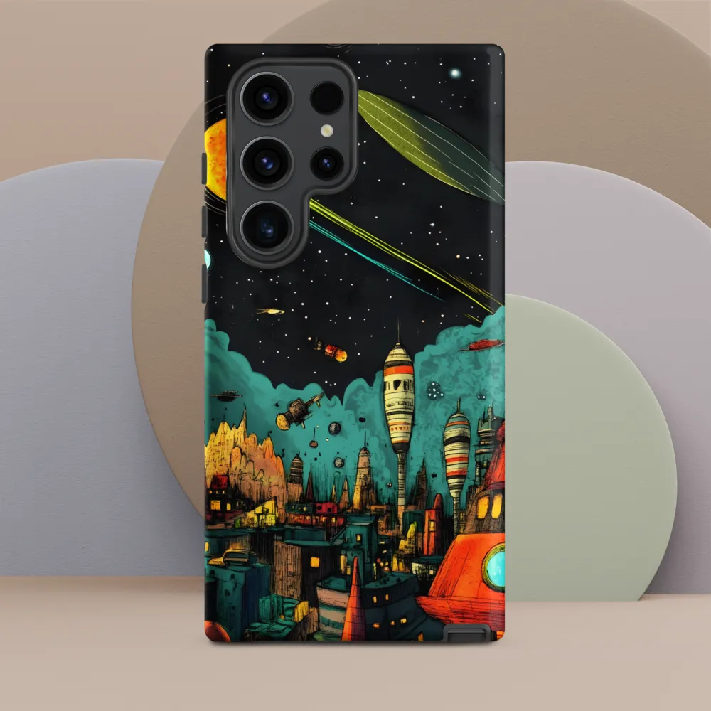 Galactic Cityscape: A Journey Through Imagination