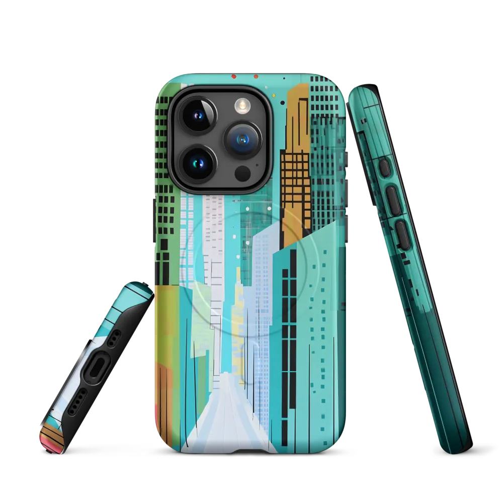 Urban Symphony in Turquoise